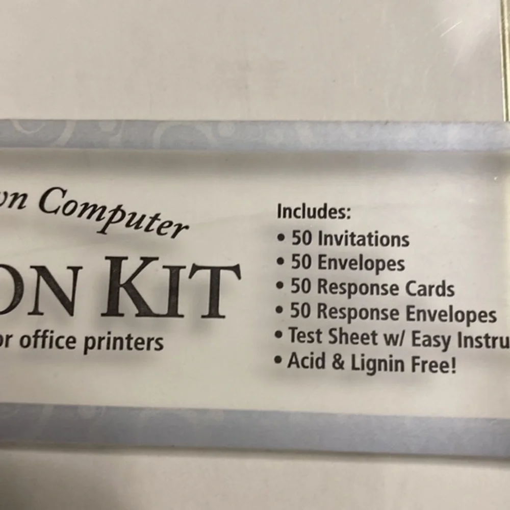 Gartner Studio wedding invitation kit ( set of 2) 50 count each
